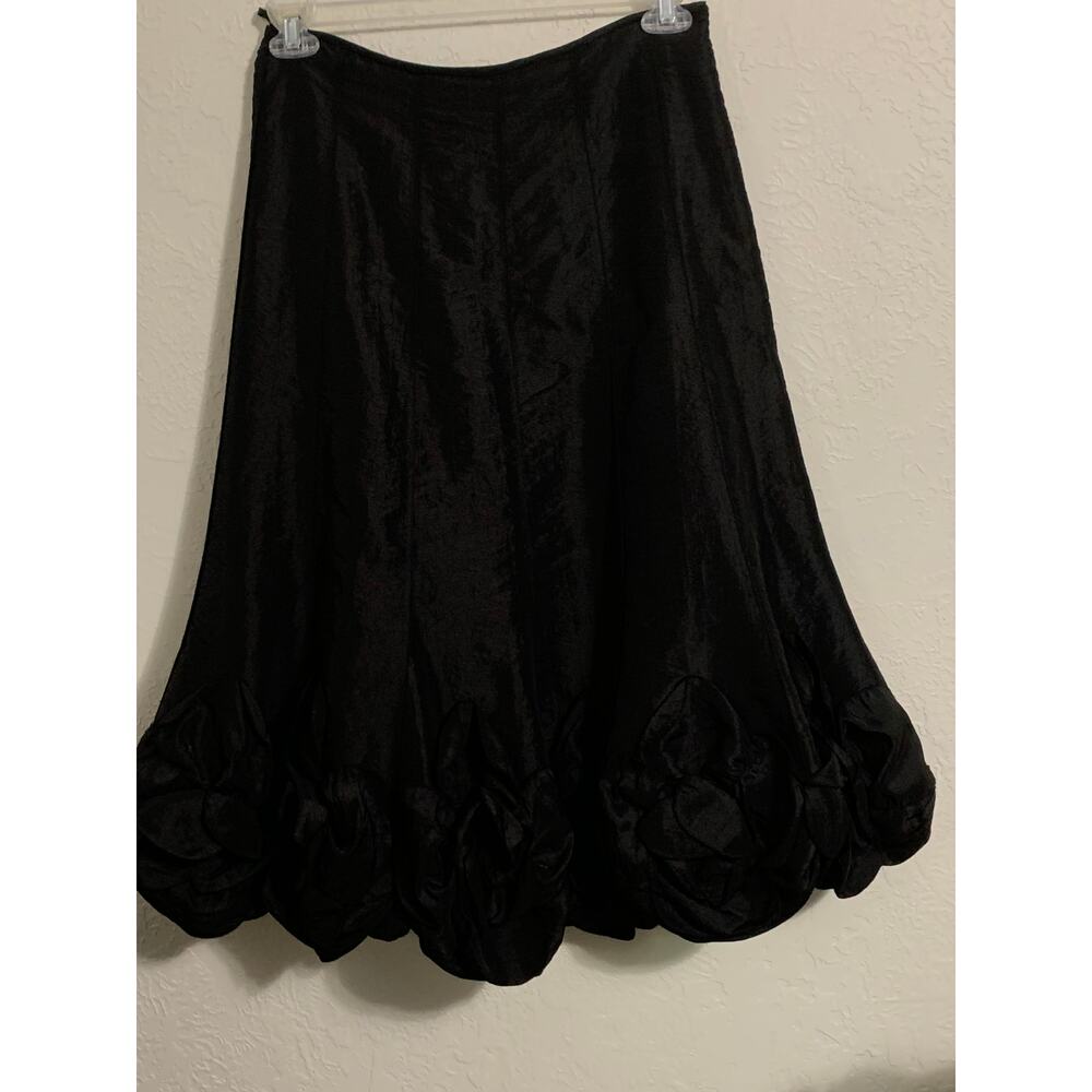 Km collection milla bell black floral skirt 8 - Picture 1 of 9